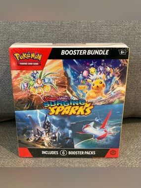 Pokémon TCG Scarlet & Violet Surging Sparks Booster Bundle With 6 Booster Packs